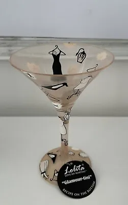 Lolita Glamour-ini Love My Martini Hand Painted Glass In Box • £20