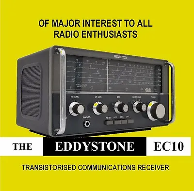 Eddystone EC10 - DVD - HF Communications Receiver Shortwave Radio Manual • £9.95