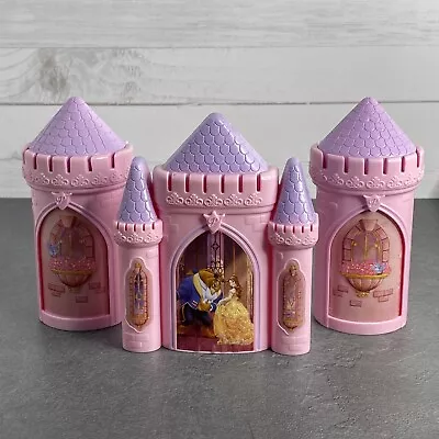 Disney Princess Happily Ever After Belle Cake Topper Pink Plastic Safe Decor • $8