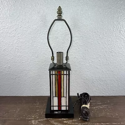 Mid Century Modern Tiffany Style Table Lamp  - Base Only • $53.95