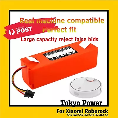 High Quality 6.8A Battery For Xiaomi Mijia Roborock S50 S51 Robot Vacuum Cleaner • $54.90