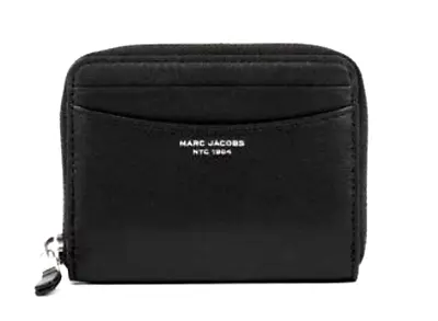 New Marc Jacobs Slim Zip Around Wallet Leather Black With Dust Bag • $89.90