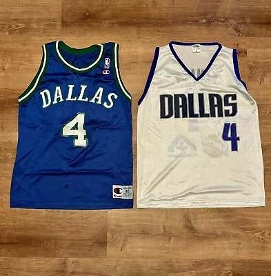 Dallas Mavericks Michael Finley Jerseys - Champion (40 / M) & Park Anthony (M) • $34.99