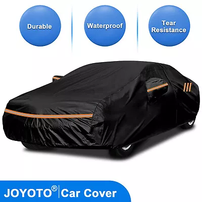 Waterproof Car Cover For Sedan SUV Upgraded Material Outdoor Protection • $33.99