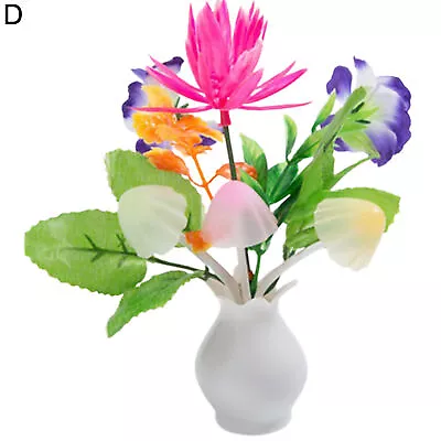 Vase Night Light Indeformable Ornamental Hippocampus Rose Vase Mushroom Light • $9.16