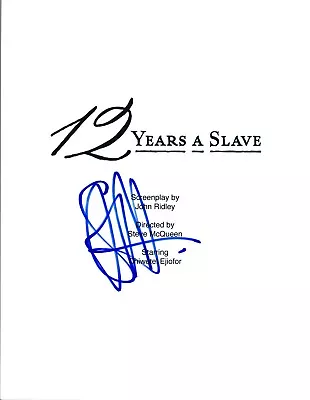 Steve McQueen Signed Autographed 12 YEARS A SLAVE Director Movie Script COA VD • $99.99