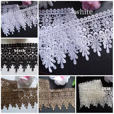 3 Inch Wide Venise Lace Trim Select Color Price For 1 Yard • $4.99