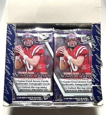 2004 Press Pass Signature Edition Football Pack * Rookies! Autographs! Jerseys! • $22.99