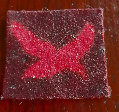 £15 • Buy 4th Indian Infantry Div Formation Cloth  Patch. The Red Eagle Division