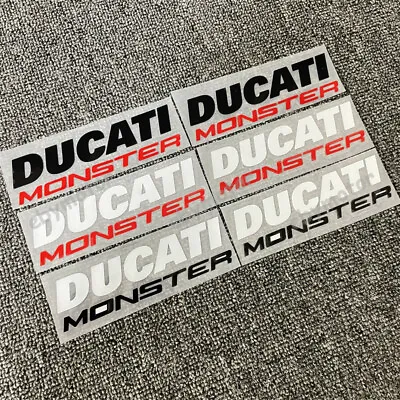 Motorcycle Fuel Tank Emblem Decals For Ducati MONSTER Bike Racing Badge Stickers • $10.93