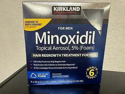 ✳️🔥Kirkland Minoxidil 5% Foam Men Hair Regrowth Treatment  Hair Loss Treatment • $13.88