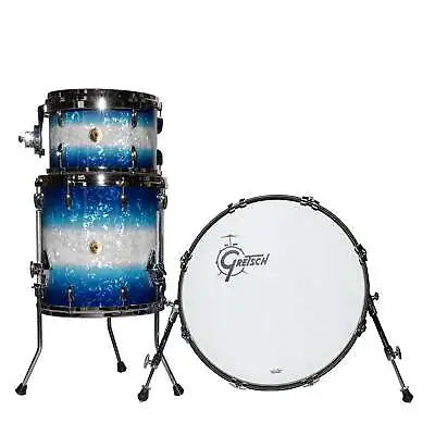 Gretsch USA Custom 3-Piece Shell Kit - Blue Burst Pearl • $3420