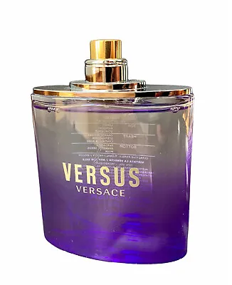 Versace Versus Purple Bottle 3.4 Oz / 100 Ml Eau De Toilette Spray Tester Women • $130