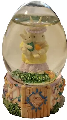 Sweet Home Snow Globe Mama Rabbit And Baby • $2.95