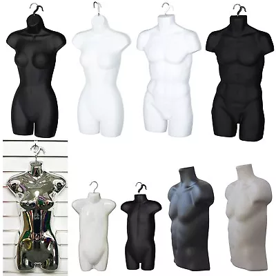 New Male/female/kids Hanging Body Mannequin  Form Top Quality Torso Display Bust • £49.99