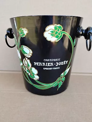 Vintage Perrier Jouet Japanese Anemone Flower Champagne Wine Ice Bucket Rare • £72.27