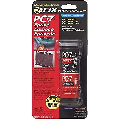 PC Products PC-7 Epoxy Adhesive Paste Two-Part Heavy Duty 2oz In Two Jars • $9.95
