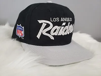 Vintage Sports Specialties Los Angeles Raiders Script Snapback Hat Oakland NFL  • $202.40