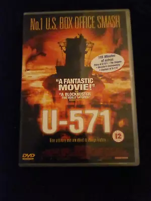U-571 DVD No 1 US Box Office Smash Matthew McConaughey Jon Bon Jovi 12 • £5