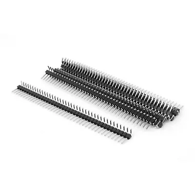 10pcs Right Angle 40-pin 2.54mm Male Header For Breadboard 1x40 Single Row • $11.89