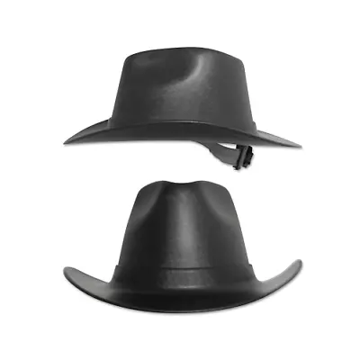 Occunomix Vulcan Cowboy Hard Hat Ratchet Hard Hat Black - 1 Per EA - VCB20006 • $46.61