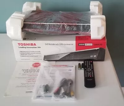 Toshiba DR430 DVD Recorder/Player Bundle With Remote Cables Box. Display Model • $199