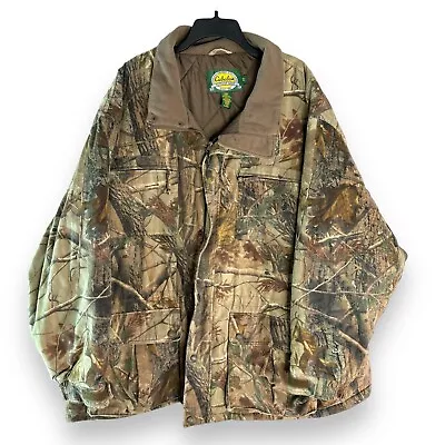 Cabela's Mens Camo Bomber Jacket Size 4XL Hunting Insulated • $35