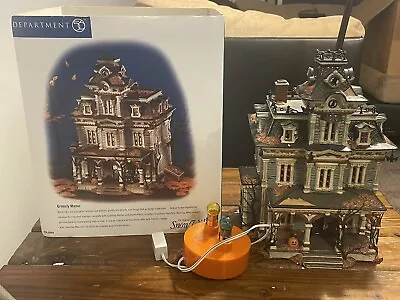 Department 56 Halloween Grimsly Manor Snow Village Lights And Sounds No AC Plug • $99.99