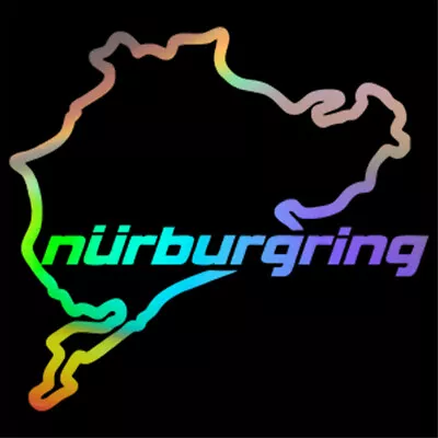 2X Nurburgring Map Car Sticker Window Glass JDM Laptop Bumper Decal Vinyl • £4.26