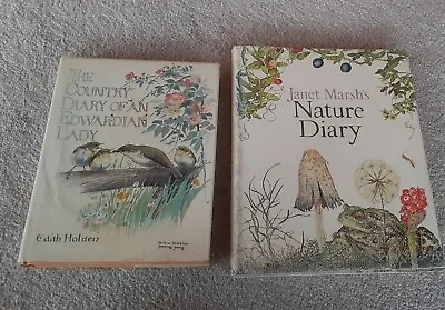 £19.95 • Buy 2 X  Country Diary Of An Edwardian Lady Edith Holden & Nature Diary Janet Marsh
