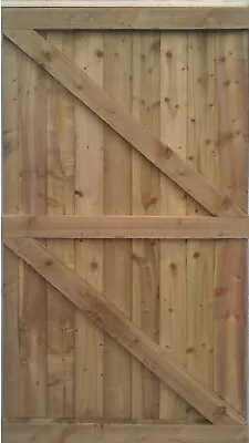 Wooden Garden Gate Wooden Gate  Pedestrian Gate MADE TO MEASURE Free Fitting Kit • £165