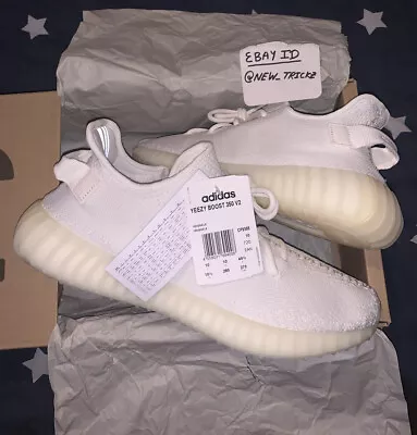 Authentic ✅ Yeezy Boost 350 V2 Cream Triple White - UK 10 / EUR 44 2/3 / US 10.5 • £499.95