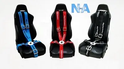 RC 1:7 - 1:10 Scale 5 Point Harnesses Harness Seat Belt Crawler Boat Drift Car • £8