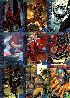 2013 Marvel Fleer Retro COMPLETE 60 CARD BASE SET • $150