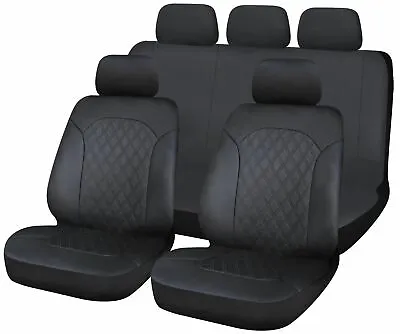 UKB4C Leatherette Full Set Front & Rear Car Seat Covers For Volvo XC90 • $37.32