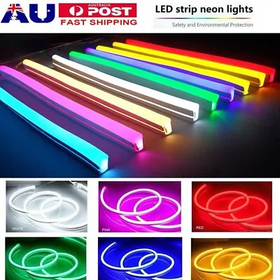 5M-20M LED Strip Flexible Neon Rope Light Tube Tape Waterproof 12V Bar Adv Sign • $6.64