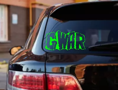 Gwar Car Decal Vinyl Glossy Band Logo Bumper Sticker Heavy Metal Alternative • $4.50