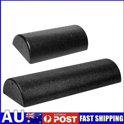 Half Round Foam Massage Roller Stick Muscle Relaxation Useful For Pilates Sport • $13.69