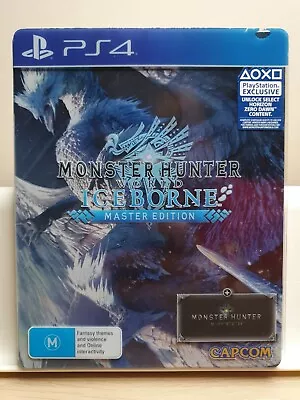 $80 • Buy Monster Hunter: World: Iceborne STEELBOOK For Sony PlayStation 4 & 5 PS4 PS5 MHW
