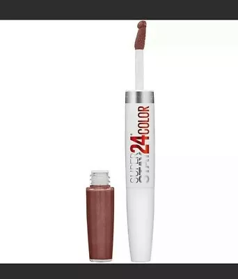 2x Maybelline New York Super Stay 24HR Color Lip Stain & Balm #345 Espresso Edge • $8.99