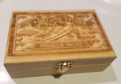 Nike Nordstrom X Miracle Kicks Small Wooden Promotional Box AF 1 Fortune Teller • $69.99