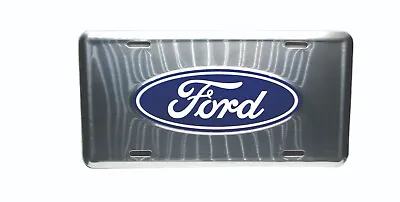 Ford Motor Emblem Blue Background 3d Embossed Metal Car Novelty License Plate • $12.98