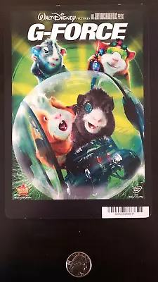 G-Force - DISNEY - Blockbuster Video Backer Card MINI ART POSTER 5.5X8 • $15.23