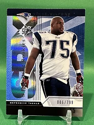 2004 SPx /799 Vince Wilfork #190 SPxciting Rookie RC Patriots SP • $20