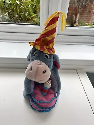 £7.50 • Buy Walt Disney Musical Birthday Eeyore Soft Toy, Pre-loved 