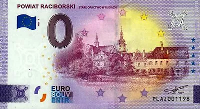 Zero Euro Bill - 0 Euro Bill - Poland - Powiat Raciborski 2022-2 • £6.72