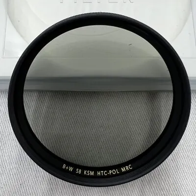 Near Mint B+W 58mm F Pro KSM HTC POL MRC Filter Circular • $49.99