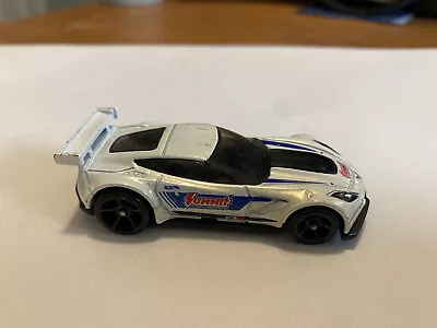 Hot Wheels Corvette C7.R Summit White Diecast Car Mattel 2014 • $7