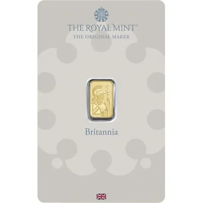 1 Gram Gold Bar - Royal Mint Britannia - 999.9 Fine In Assay • $186.49
