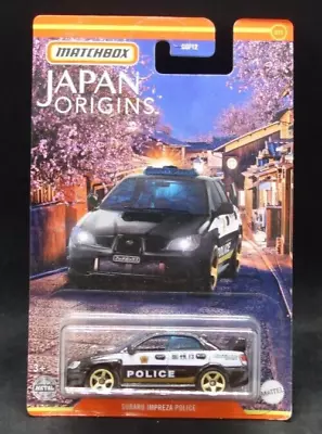 Matchbox Japan Origins Series Subaru WRX Impreza Police • $19.99